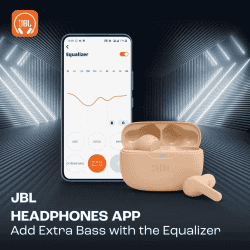 JBL Wave Beam TWS, 32Hr Playtime, IP54, JBL App Bluetooth Headset  | Beige
