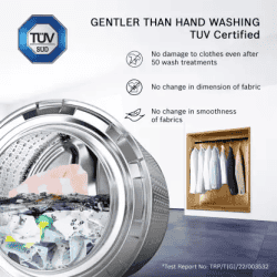 BOSCH Fully Automatic Front Load Washing Machine with In-built Heater | 8 Kg | WAJ2846PIN | Grey