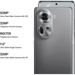 OPPO RENO 11 5G  MOBILE | CPH2599 | 8GB | 128GB | ROCK GREY