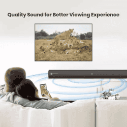 PORTRONICS PURE 102 SOUNDBAR | WIRELESS WOOFER POR | 1273 MSI