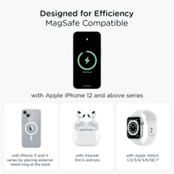 Qubo MagZap Z5 15W 4-in-1 Wireless Charger | White |