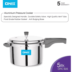 Onix OPC 505 5 L Pressure Cooker | Aluminium