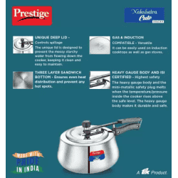 Prestige Svachh  | 20148 | Induction Bottom Pressure Cooker | 3 L