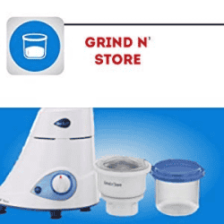 Preethi Blue Leaf Platinum Mixer Grinder | 5 Jars | 750 W