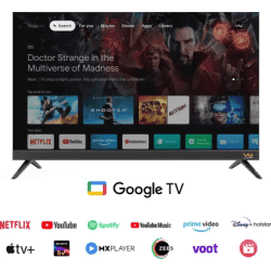 Vu 43CA |  Smart Google TV 2023 Edition  | 4K |  108 cm (43 Inch)