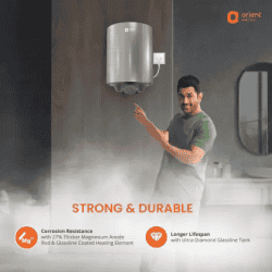 ORIENT | EVAPRO PC | 6L WATER HEATER | SILVER FINISH