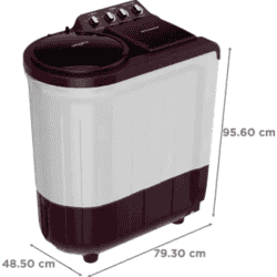 Whirlpool Semi Automatic Washing Machine | 7 Kg | 5 Star | Wine | ACE 7.0 SUP SOAK 30298