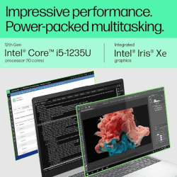 HP Laptop | 15s-fr5010TU | 12th Gen Intel Core i5 1235U | 15.6 inch | 8GB/512 GB/Intel Iris Xᵉ Graphics/Win 11/Dual Speakers/Backlit KB | Natural Silver