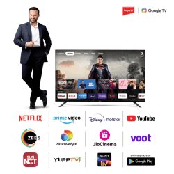 Impex Google LED TV |  108 cm (43 Inch) | Black | 43S3RLD2