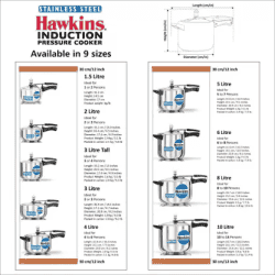 Hawkins 4 L | Induction Pressure Cooker | Stainless Steel