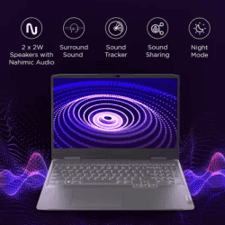 Lenovo LOQ Intel Core i5 12th Gen Gaming Laptop | 82XV00F7IN | 16GB / 512GB | SSD/Windows 11 Home/8 GB Graphics/NVIDIA GeForce RTX 4060 | Storm Grey