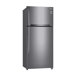LG Frost Free Double Door Refrigerator | GN-H602HLHM.APZQEBN  | 475 Litres | 1 Star | Platinum Silver