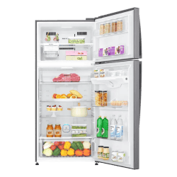 LG Frost Free Double Door Refrigerator | GN-H602HLHM.APZQEBN  | 475 Litres | 1 Star | Platinum Silver