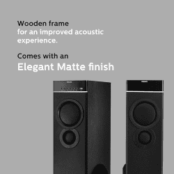 Philips Audio SPA9080B/94  Bluetooth Multimedia Tower Speakers | Black