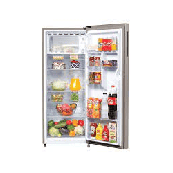 Haier Direct Cool Single Door Refrigerator | 3 Star | 215 L | Inox Steel Finish