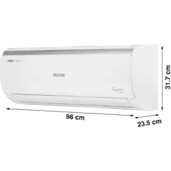 Voltas 1 Ton 5 star Adjustable Inverter Split AC | 125V Vectra Elite | White