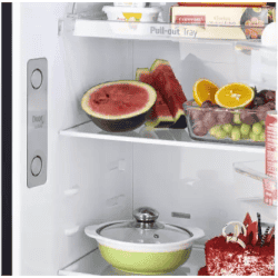LG Frost Free Double Door Convertible Refrigerator | 246 L | 3 Star | Ebony Sheen | GL-T262TESX