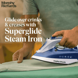 morphy richards Super Glide  Steam Iron Box | 500010 | 2000 Watt | Blue