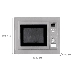 FABER FBIMWO CGS/FG Built-in Microwave Oven | 25L | Stainless Steel