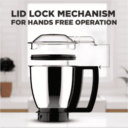 Butterfly Magnum 1.2 Hp Mixer Grinder | 3 Jar | 900 Watt | Black
