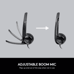 Logitech H390 USB Wired Headset | On the Ear | Black