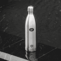 Cello Swift Stainless Steel Double Walled Flask Bottle | Hot & Cold | 750 ml | Silver