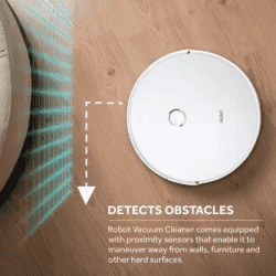 Haier TH27U1 Robotic Floor Cleaner | WiFi Connectivity |  Google Assistant and Alexa