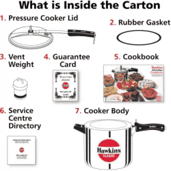 Hawkins Classic | CL10 | Pressure Cooker | 10 L