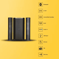 Philips  Bluetooth Home Theatre | Convertible  Soundbar | 80 W  | MMS8085B/94
