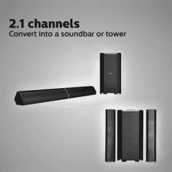 Philips  Bluetooth Home Theatre | Convertible  Soundbar | 80 W  | MMS8085B/94
