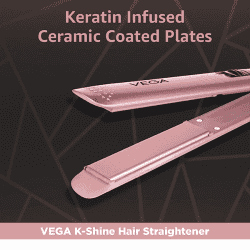 Vega K-Shine Hair Straightener-VHSH-28