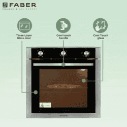 FABER FBIO 80L 6F | Built-in Microwave Oven | BLACK
