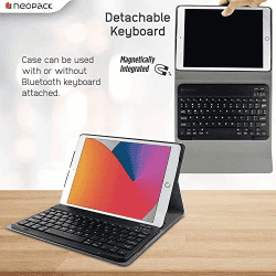 Neopack Keyboard Folio Case for iPad Air 10.9" & iPad Pro 11"  | 2nd, 3rd & 4th Gen | Black