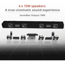 SAREGAMA SCSB192 Bluetooth Soundbar Carvaan Musicbar Karaoke 120 W | Cosmos Black