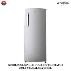 WHIRLPOOL Refrigerator 230 IMPRO PRM INV ALPHA STEEL | Z-72637 | 207 L/ 5 Star