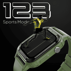 Fire-Boltt Smart Watch | Tank BSW070 | Green