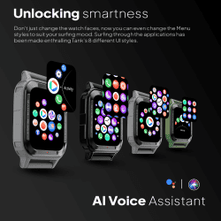 Fire-Boltt Smart Watch | Tank BSW070 | Green