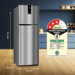 Whirlpool Frost Free Double Door Refrigerator | IF INV ELT DF278 (3S)-TL |235 l 3 Star | Alpha Steel