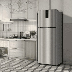 Whirlpool Frost Free Double Door Refrigerator | IF INV ELT DF278 (3S)-TL |235 l 3 Star | Alpha Steel