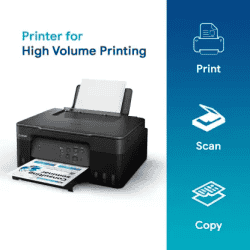 Canon PIXMA MegaTank G2730 | Multi-function WiFi Color Ink Tank Printer with Black