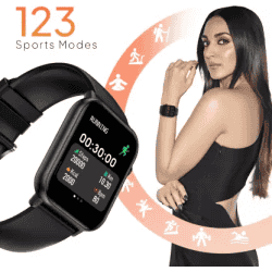 Fire-Boltt Ninja Fit Smartwatch | Full Touch with IP68 | Multi UI Screen  | Black | BSW063