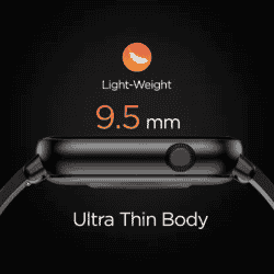 Fire-Boltt Ninja Fit Smartwatch | Full Touch with IP68 | Multi UI Screen  | Black | BSW063
