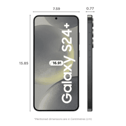 SAMSUNG Galaxy S24 Plus 5G | 12GB RAM/256 GB | Onyx Black
