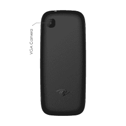 itel Ace2 Cam | Elegant Black