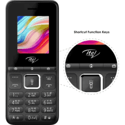 itel It2175 Keypad Mobile | Black