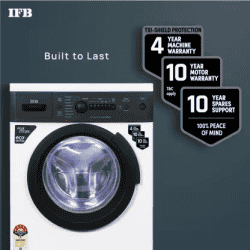 IFB Fully Automatic Front Load Washing Machine | DIVA AQUA BXS 6010 | 6 kg | Black, White