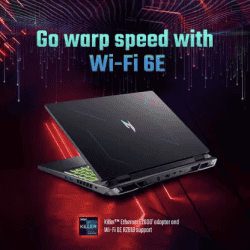 Acer AN16-41| AMD Ryzen 7 Octa Core 12th Gen 7840HS /16 GB/512GB SSD/RTX 4060-8GB / Gaming Laptop /16 Inch/Obsidian Black