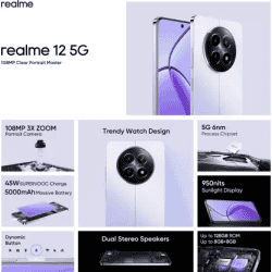 Realme 12 5G | 8GB / 128GB | Twilight Purple