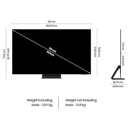 Samsung 4K Ultra HD Smart OLED TV | QA55S95CAKLXL | 139 cm (55 inch) | Titan Black