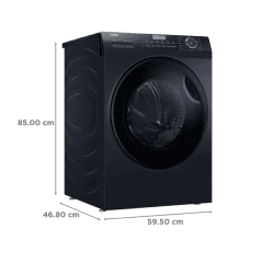 Haier Fully Automatic Front Load Washing Machine | 8 kg | 5 Star | HW80-IM12929CBK